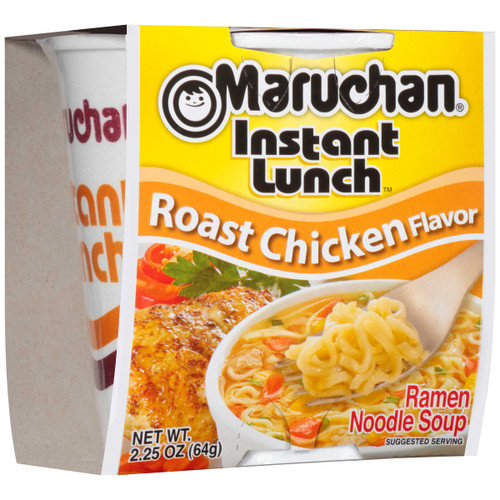 Maruchan Instant Roast Chicken Flavored Ramen Noodle Soup, 2.25 Ounces, 12 Per Case